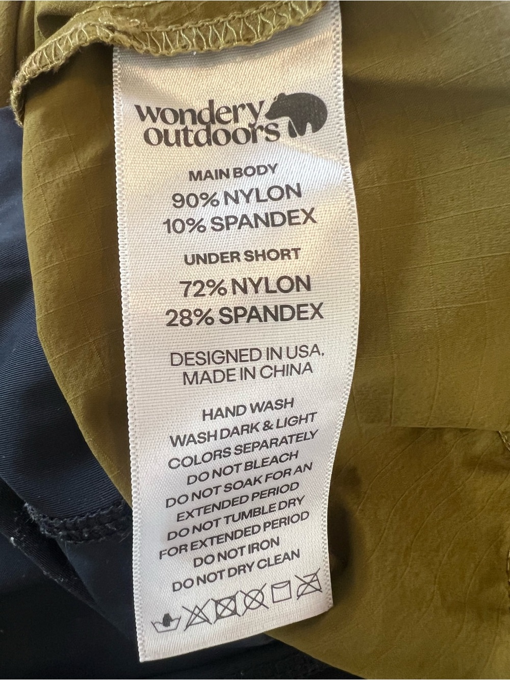 Wondery Outdoors Ephedra Trail Cargo Hiking Skort in Olive - Picture 13 of 13